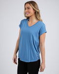 MANLY VEE TEE BLUE