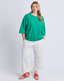 MAZIE SWEAT TURQUOISE