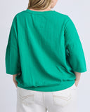 MAZIE SWEAT TURQUOISE