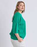 MAZIE SWEAT TURQUOISE