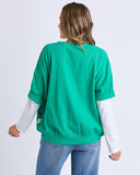 MAZIE SWEAT TURQUOISE