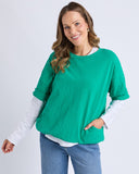 MAZIE SWEAT TURQUOISE