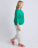 MAZIE SWEAT TURQUOISE