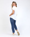 PIMA VEE TEE WHITE