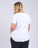 PIMA VEE TEE WHITE