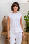 COTTON SLUB EXTENDED SLEEVE TEE