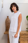 COTTON SLUB EXTENDED SLEEVE TEE