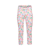 PRINTED SLIM LEG LIGHTWEIGHT PULL ON PANT