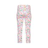 PRINTED SLIM LEG LIGHTWEIGHT PULL ON PANT