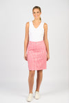RED GINGHAM SKIRT