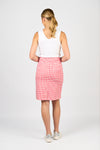 RED GINGHAM SKIRT