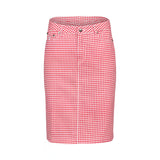 RED GINGHAM SKIRT