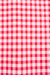 RED GINGHAM SKIRT