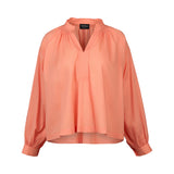 COLLARED COTTON TOP APRICOT