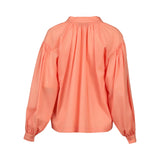 COLLARED COTTON TOP APRICOT
