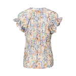 AMALFI DROP SHOULDER TOP WITH SHIRRING DETAIL