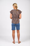 NALA DROP SHOULDER TOP WITH SHIRRING DETAIL