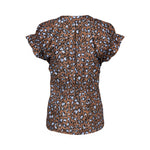 NALA DROP SHOULDER TOP WITH SHIRRING DETAIL