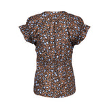 NALA DROP SHOULDER TOP WITH SHIRRING DETAIL