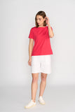 BOAT NECK TOP CHERRY
