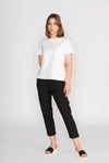 BOAT NECK TOP WHITE