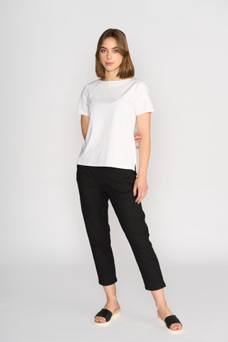 BOAT NECK TOP WHITE