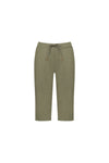 SKINNY LEG ELASTIC WAIST LONG SHORT