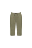 SKINNY LEG ELASTIC WAIST LONG SHORT