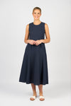FLARED COTTON DRESS