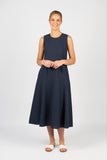 FLARED COTTON DRESS