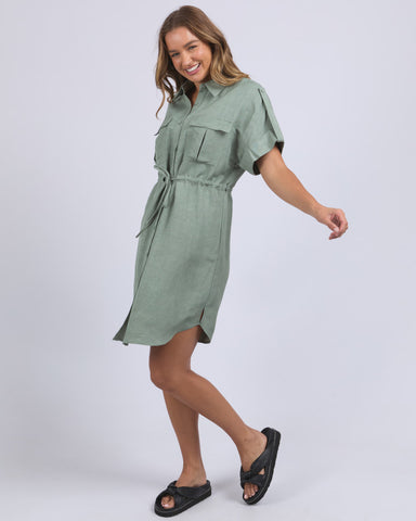 WILLOW SHIRT DRESS KHAKI